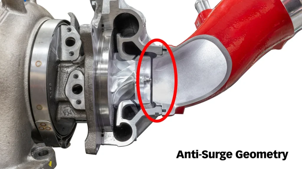 Close-up of Monster-Ram Turbo Inlet