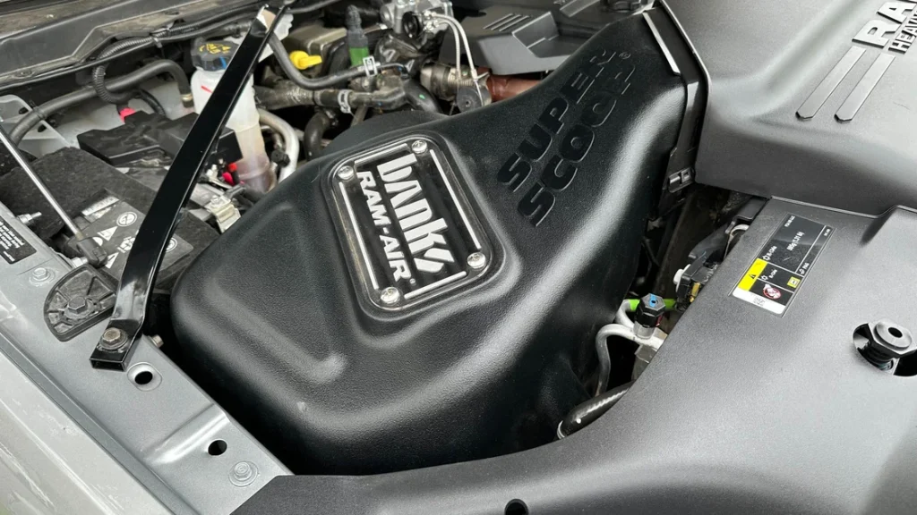 Banks Ram-Air Intake system installed on a 6.7L Cummins