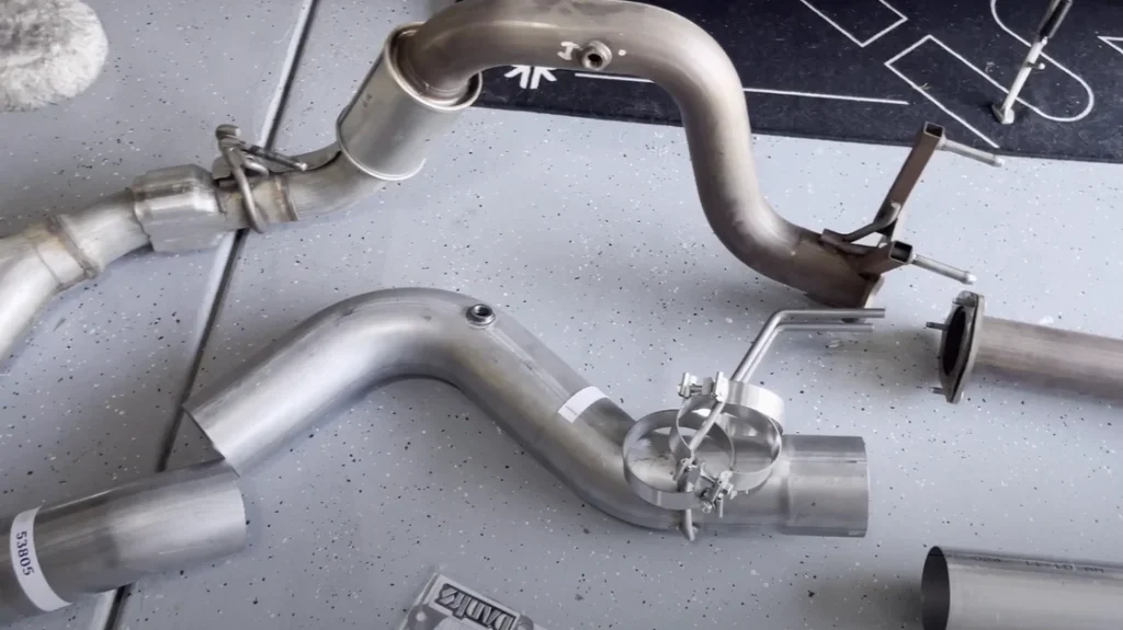 Side-by-side comparison: stock vs Monster Exhaust