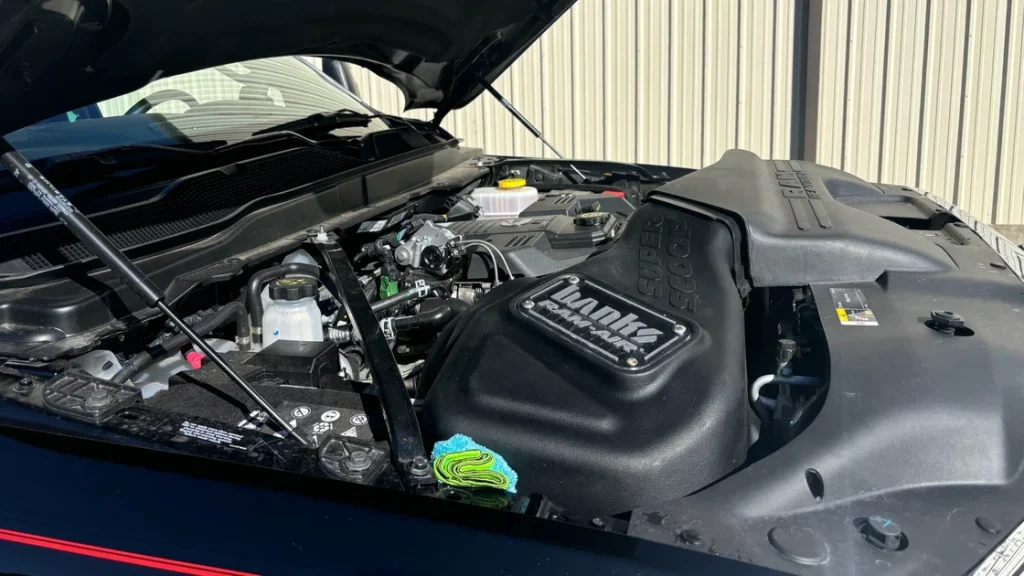 A RAM truck with Banks Power performance parts