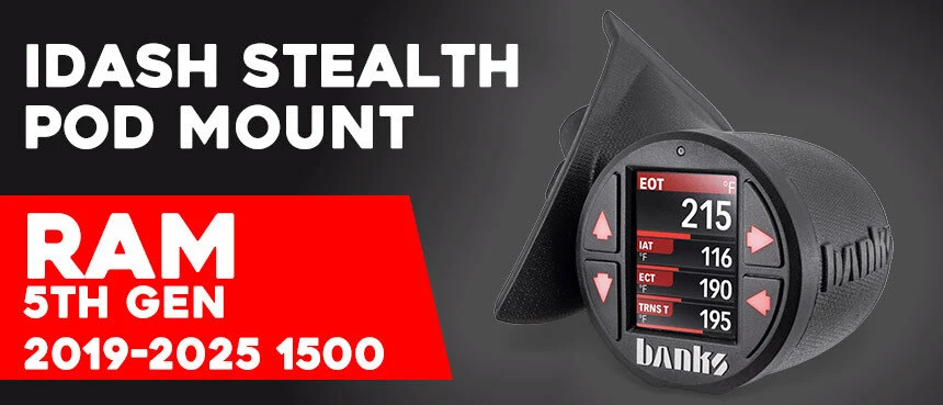 iDash Stealth Pod on 5th Gen RAM 1500