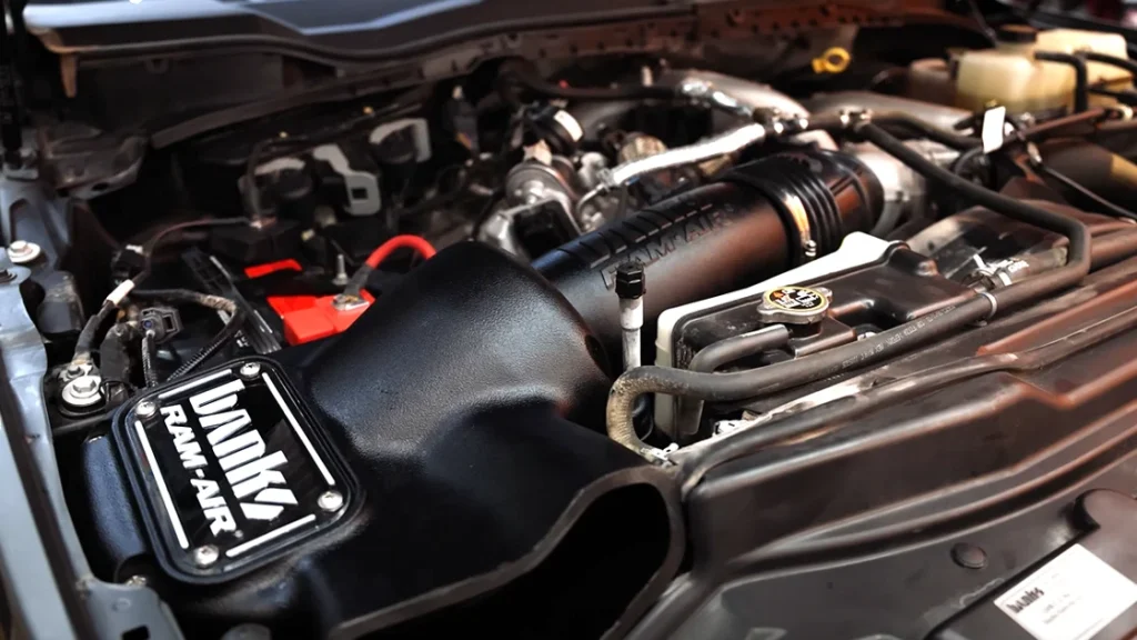 Banks Power intake system installed on Ford F-250​