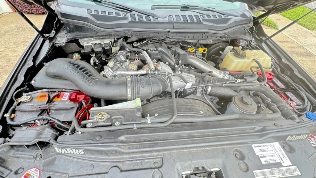 Banks Power products installed on F-250