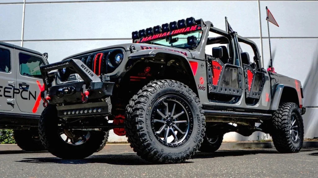 Jimmy Lee Moufarrej's three Jeeps: Gladiator, Wrangler 4Xe, and Wrangler 392 Hemi.
