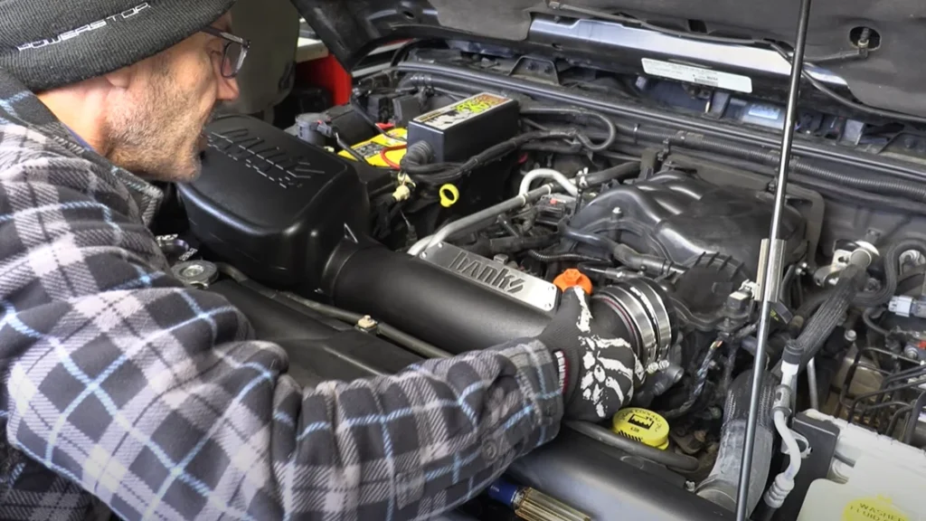 Jeep'n Jason installing a Banks Ram-Air Intake on a Jeep Wrangler JK 3.6L