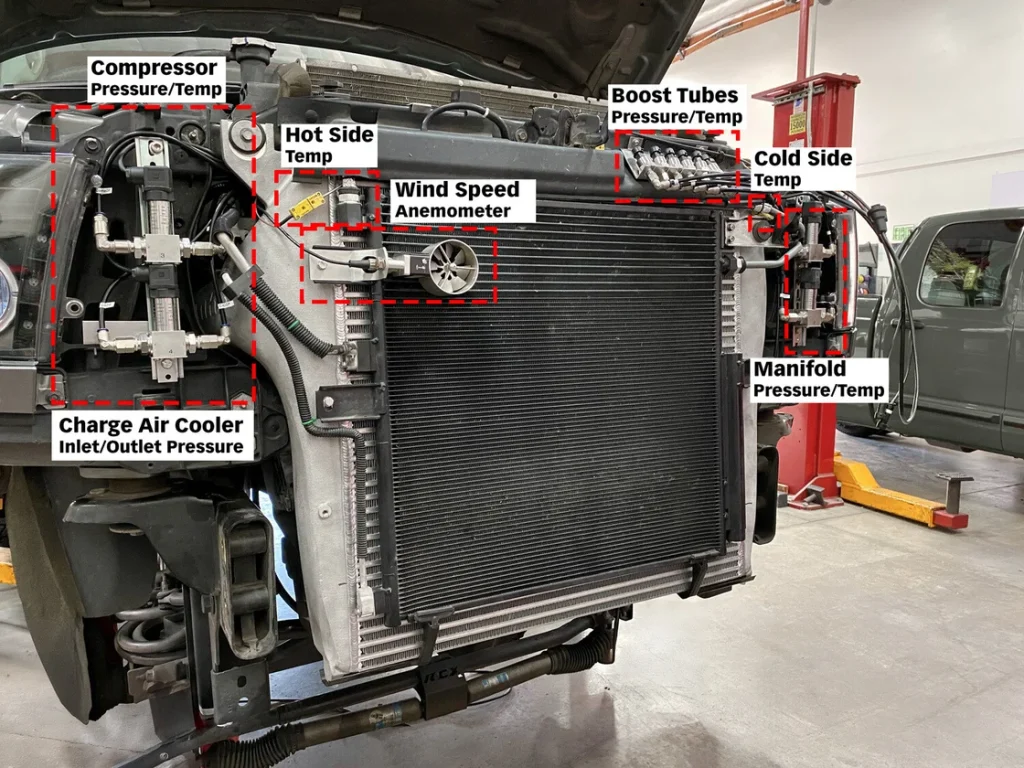 Banks TechniCooler for 2010-2012 RAM 6.7L featuring its massive core and elliptical inlet.