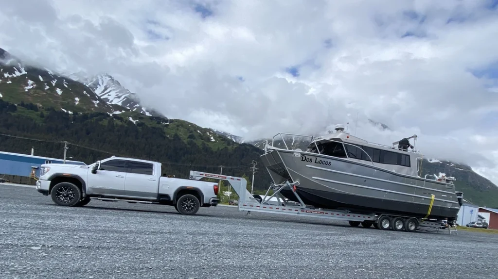 Ryan Johanson's 2021 Duramax truck with Banks Derringer High Output and iDash Pro installed.