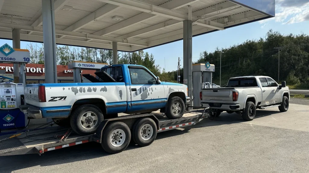 Ryan Johanson's 2021 Duramax truck with Banks Derringer High Output and iDash Pro installed.