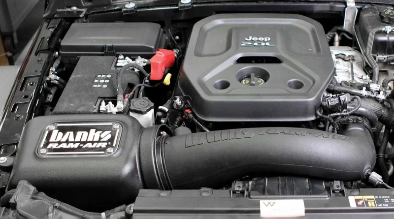 41844_Jeep_Ram_Air_Intake_Installed-1.jpg Banks Ram-Air Intake installed on Jeep Wrangler JL 2.0L engine