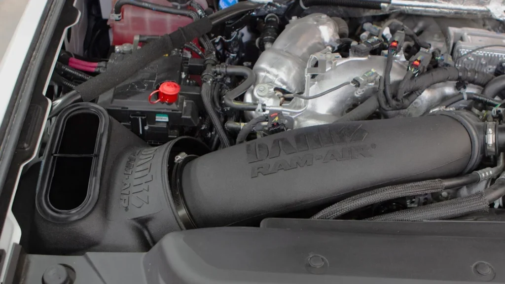 Banks Ram-Air Intake system installed on a Duramax