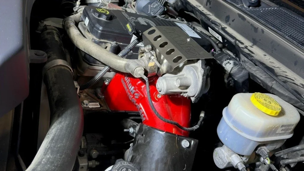 Juan Lopez’s 2021 Ram 3500 upgraded with the Banks Monster-Ram intake manifold for improved reliability and airflow.