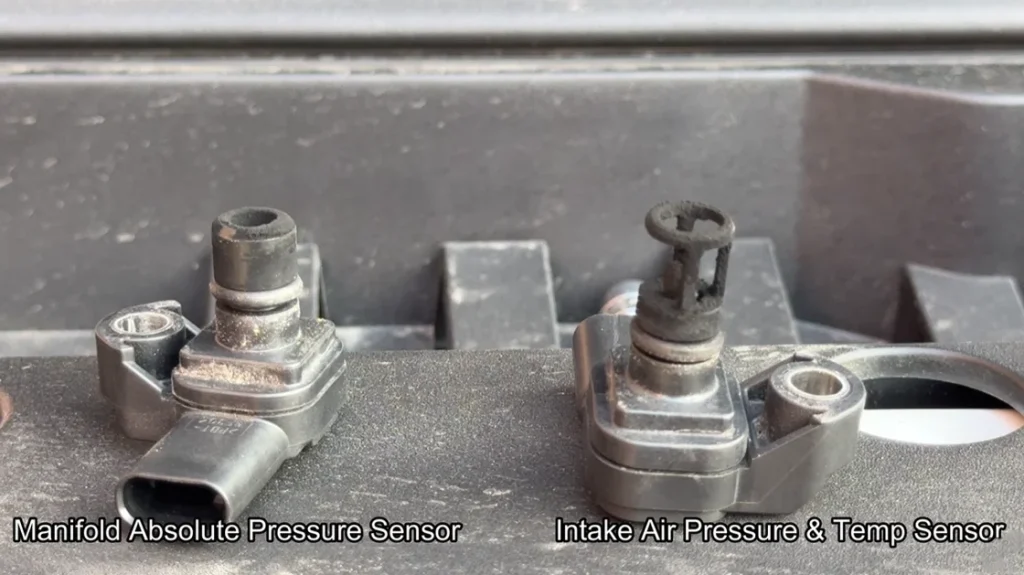 Duramax MAP sensor relocation spacer preventing soot buildup
