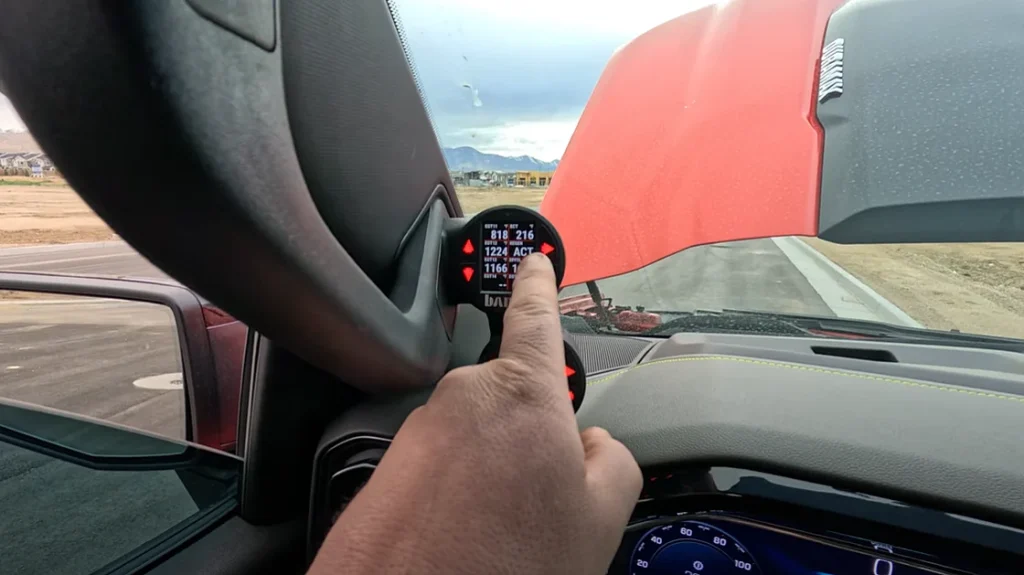 iDash Pro DPF Regen screen on Duramax 3.0L