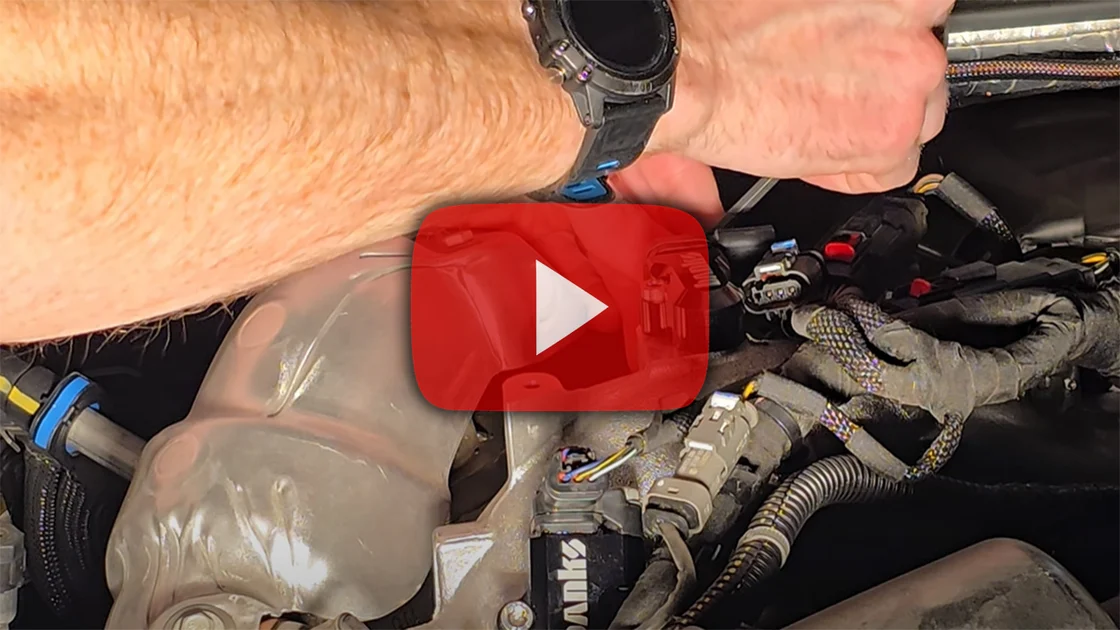 Installing MAP Sensor Relocation Kit on 2024 Duramax