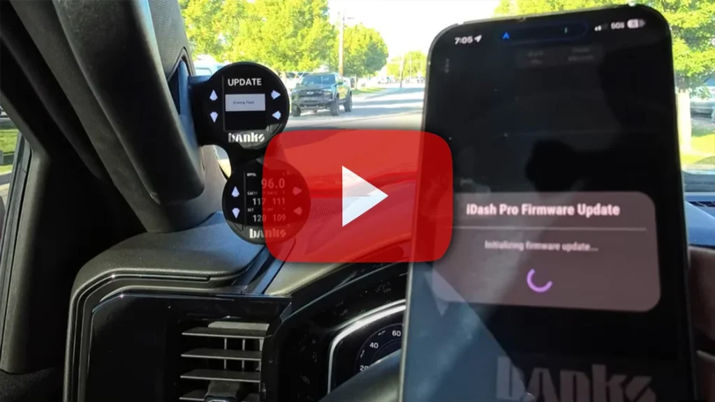 Updated iDash Pro display with engine monitoring