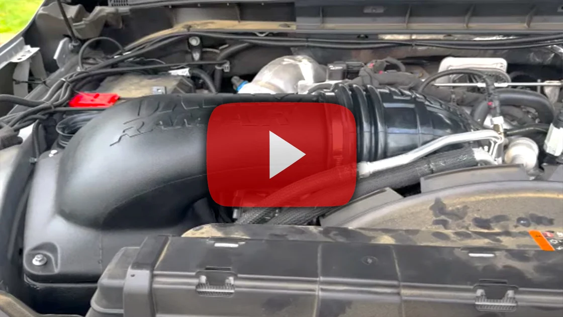 Banks Ram-Air Intake installed on GMC Duramax engine