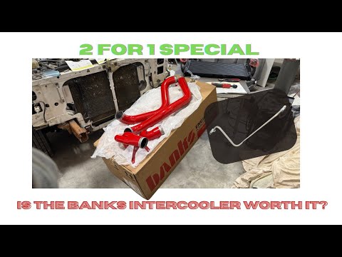 Banks 7.3 Intercooler Upgrade installed on OBS Ford Power Stroke