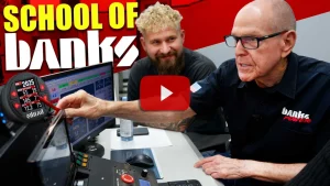 Gale Banks explaining diesel cold starts to Canadian mechanic