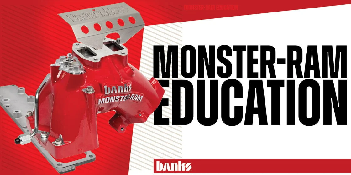 Monster-Ram-education_email-header_v2.jpg Banks Monster-Ram Education graphic showcasing the high-flow intake elbow for 6.7L Cummins trucks